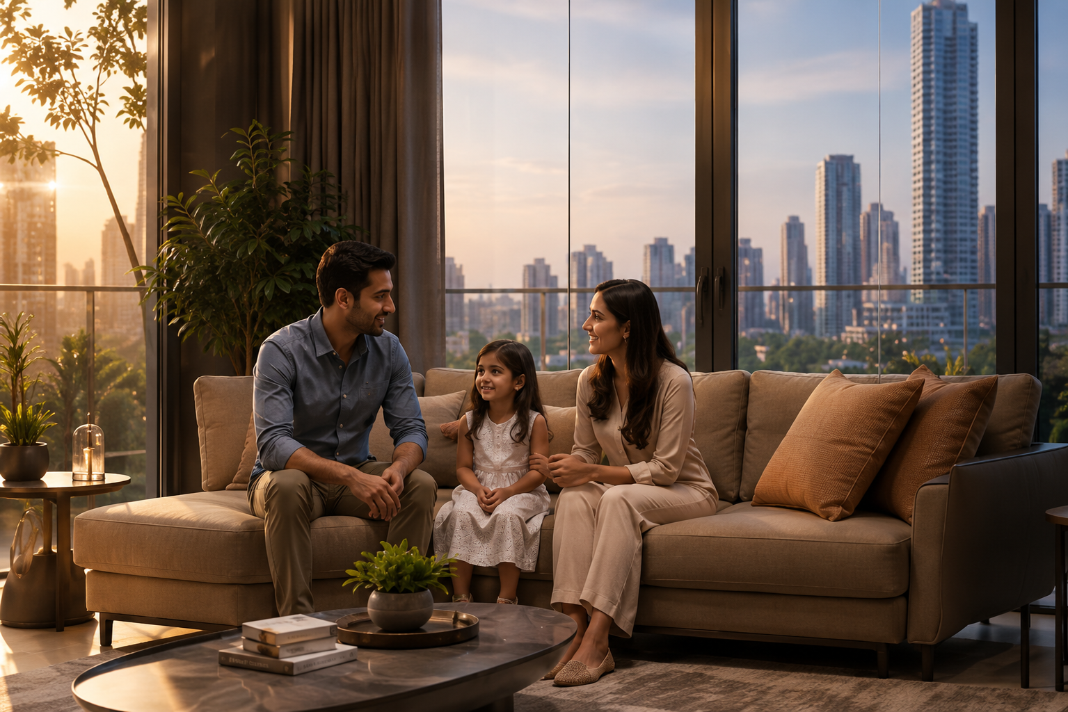 A Lodha family at home