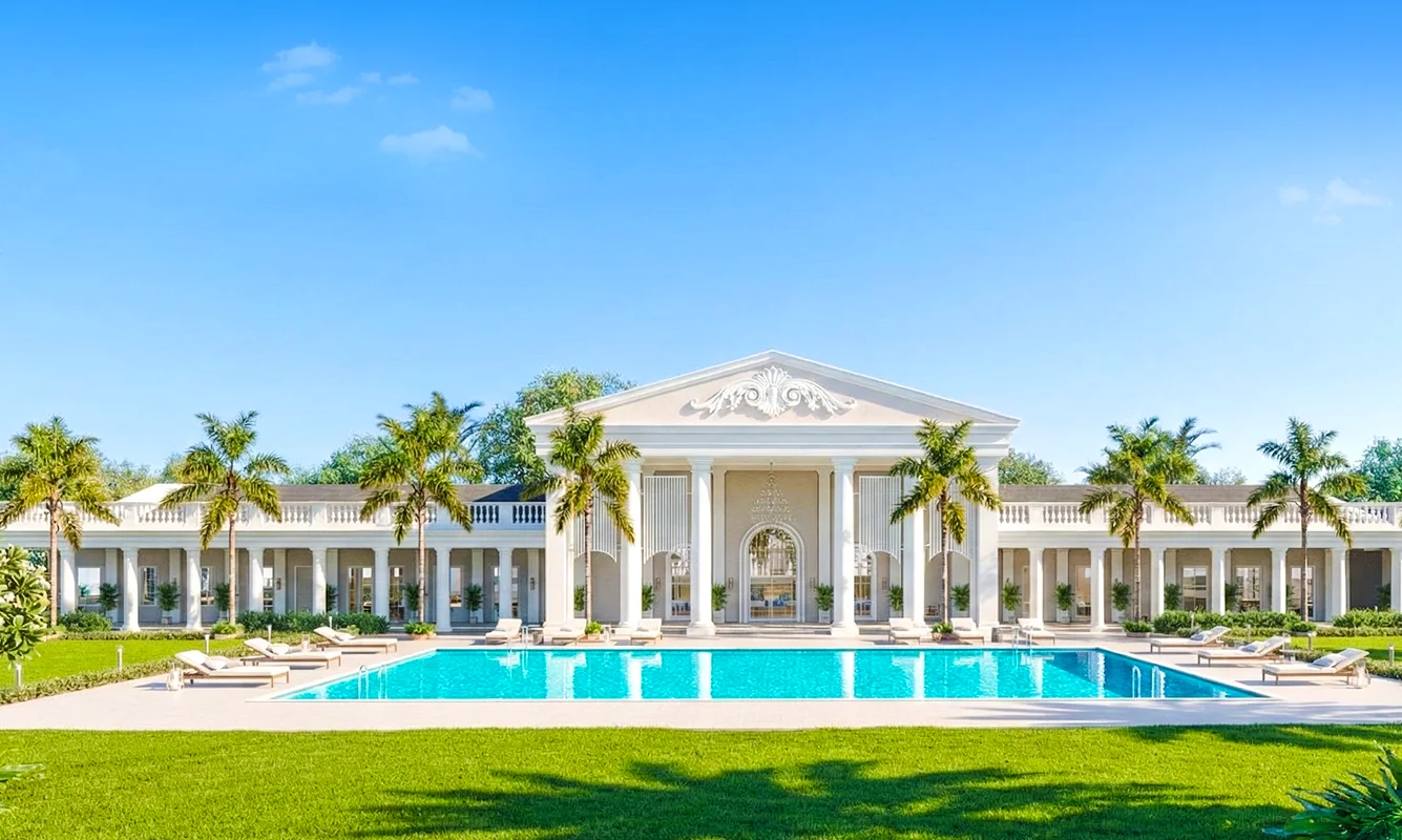 Lodha Hopefarm Whitefield clubhouse exterior — illustrative concept
